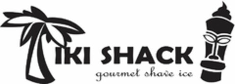 TIKI SHACK GOURMET SHAVE ICE Logo (USPTO, 20.05.2014)