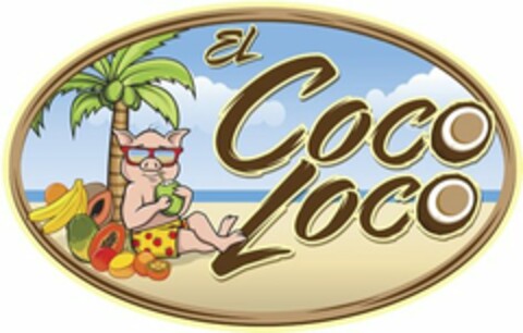 EL COCO LOCO Logo (USPTO, 05/27/2014)