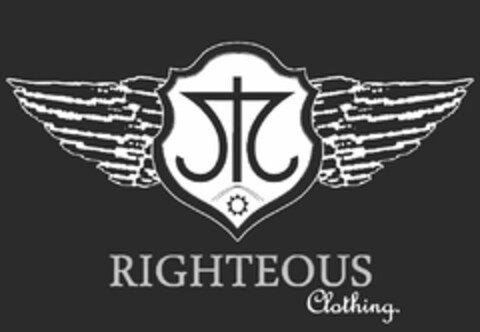 RIGHTEOUS CLOTHING. Logo (USPTO, 05/30/2014)