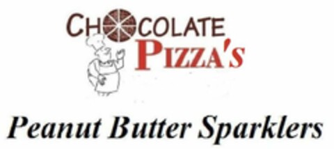 CHOCOLATE PIZZA'S PEANUT BUTTER SPARKLERS Logo (USPTO, 27.05.2015)