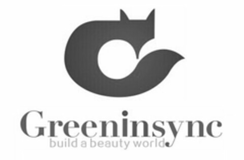 G GREENINSYNC BUILD A BEAUTY WORLD Logo (USPTO, 13.07.2015)