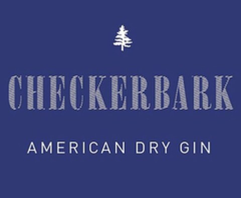 CHECKERBARK AMERICAN DRY GIN Logo (USPTO, 05/19/2016)