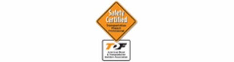 SAFETY CERTIFIED TRANSPORTATION PROJECTPROFESSIONAL TDF AMERICAN ROAD & TRANSPORTATION BUILDERS ASSOCIATION Logo (USPTO, 20.06.2016)