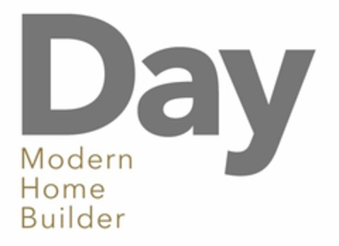 DAY MODERN HOME BUILDER Logo (USPTO, 02.08.2016)