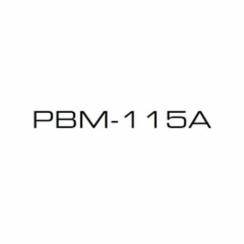 PBM-115A Logo (USPTO, 03.10.2016)