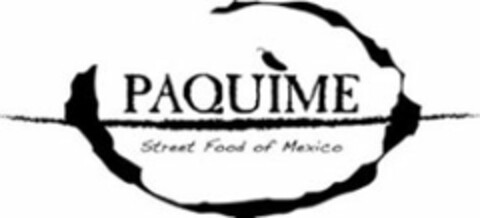 PAQUIME STREET FOOD OF MEXICO Logo (USPTO, 10/19/2016)