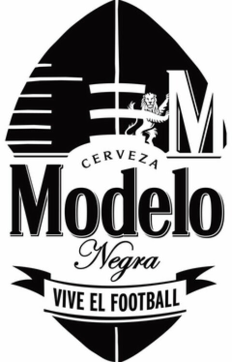 M CERVEZA MODELO NEGRA VIVE EL FOOTBALL Logo (USPTO, 13.12.2016)