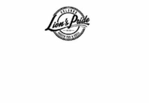 LION'S PRIDE ORLANDO SOCCER PUB & GRILLEST. 2016 Logo (USPTO, 18.12.2017)