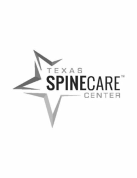 TEXAS SPINECARE CENTER Logo (USPTO, 21.03.2018)