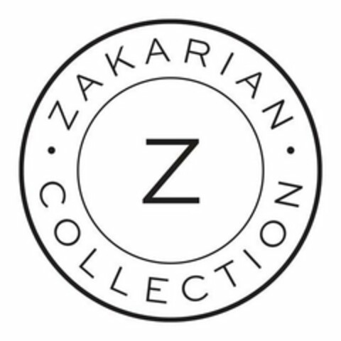 ZAKARIAN COLLECTION Z Logo (USPTO, 12.10.2018)