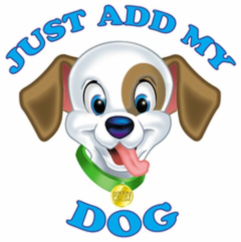 JUST ADD MY DOG PETEY Logo (USPTO, 03/19/2019)