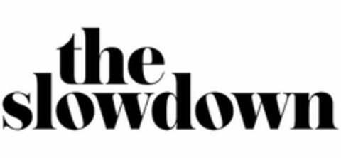 THE SLOWDOWN Logo (USPTO, 10.05.2019)