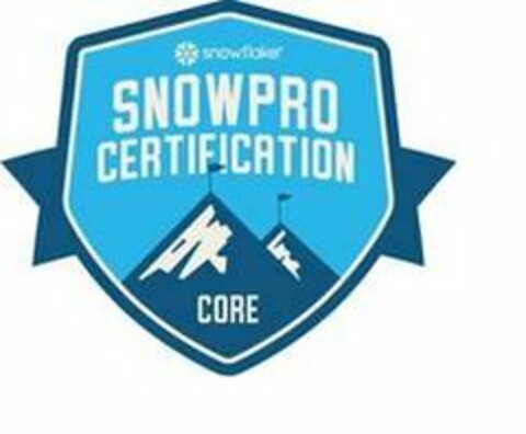 SNOWFLAKE SNOWPRO CERTIFICATION CORE Logo (USPTO, 24.05.2019)