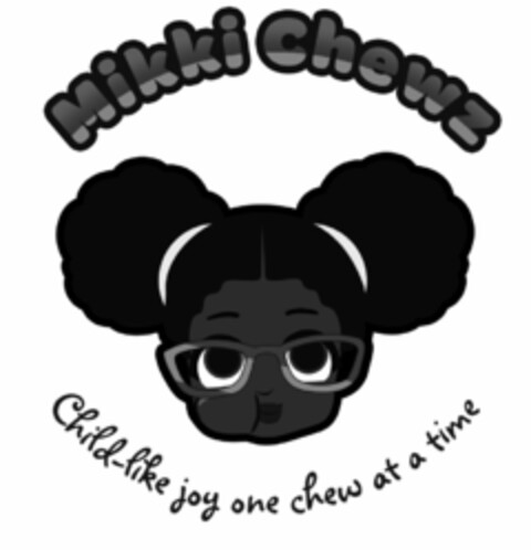 MIKKI CHEWZ CHILD-LIKE JOY ONE CHEW AT A TIME Logo (USPTO, 03.06.2019)