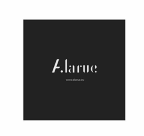 ALARUE WWW.ALARUE.EU Logo (USPTO, 14.08.2019)