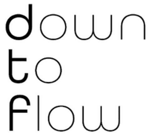 DOWN TO FLOW Logo (USPTO, 09.09.2019)