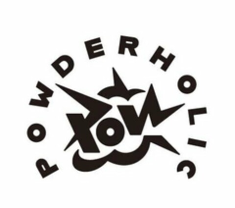 POW POWDERHOLIC Logo (USPTO, 11.09.2019)