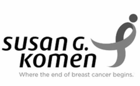 SUSAN G. KOMEN WHERE THE END OF BREAST CANCER BEGINS. Logo (USPTO, 18.09.2019)