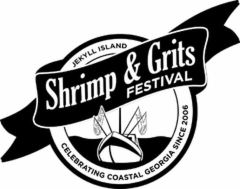 JEKYLL ISLAND SHRIMP & GRITS FESTIVAL CELEBRATING COASTAL GEORGIA SINCE 2006 Logo (USPTO, 09/27/2019)