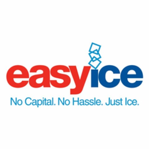 EASY ICE NO CAPITAL. NO HASSLE. JUST ICE. Logo (USPTO, 21.10.2019)