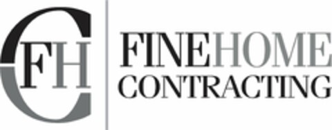 F H C FINE HOME CONTRACTING Logo (USPTO, 04/17/2020)