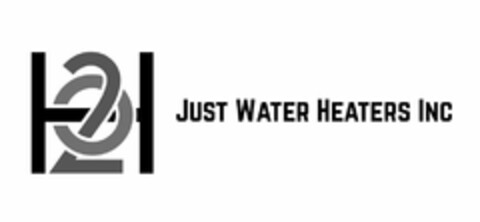 JUST WATER HEATERS INC H2O Logo (USPTO, 11.08.2020)