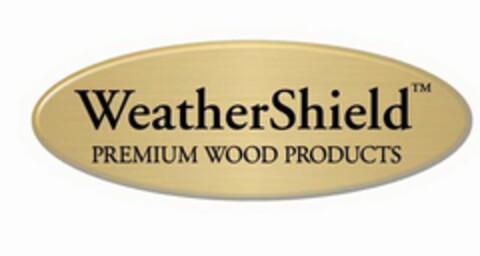 WEATHERSHIELD PREMIUM WOOD PRODUCTS Logo (USPTO, 06.02.2009)