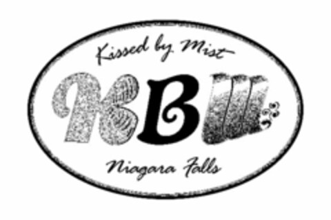 KISSED BY MIST KBM NIAGARA FALLS Logo (USPTO, 10.07.2009)