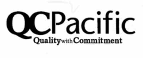 QCPACIFIC QUALITYWITHCOMMITMENT Logo (USPTO, 24.11.2009)