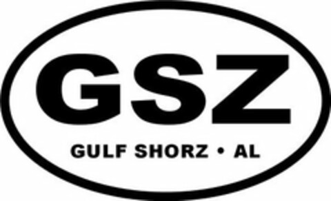 GSZ GULF SHORZ · AL Logo (USPTO, 17.09.2010)