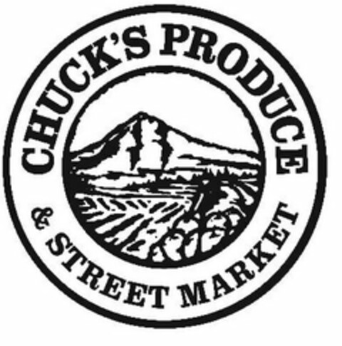 CHUCK'S PRODUCE & STREET MARKET Logo (USPTO, 02/02/2011)