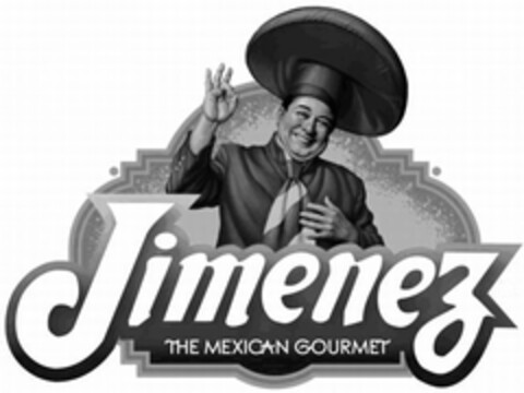JIMENEZ THE MEXICAN GOURMET Logo (USPTO, 28.04.2011)