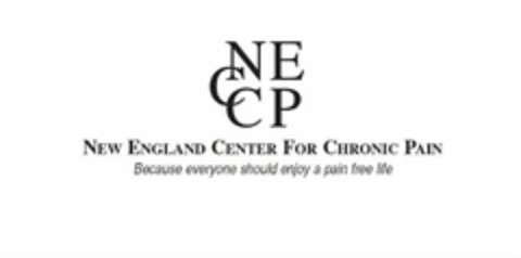 NECCP, NEW ENGLAND CENTER FOR CHRONIC PAIN, BECAUSE EVERYONE DESERVES A PAIN FREE LIFE Logo (USPTO, 08/03/2011)