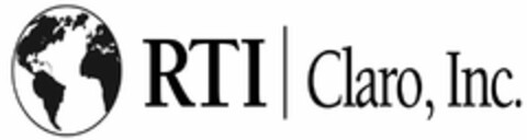 RTI CLARO, INC. Logo (USPTO, 07.09.2011)