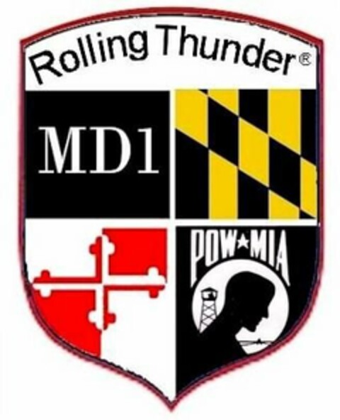 ROLLING THUNDER MD1 POW MIA Logo (USPTO, 05/07/2012)