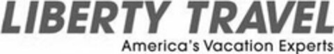 LIBERTY TRAVEL AMERICA'S VACATION EXPERTS Logo (USPTO, 09/25/2012)