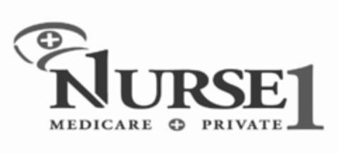 NURSE1 MEDICARE + PRIVATE Logo (USPTO, 13.08.2013)