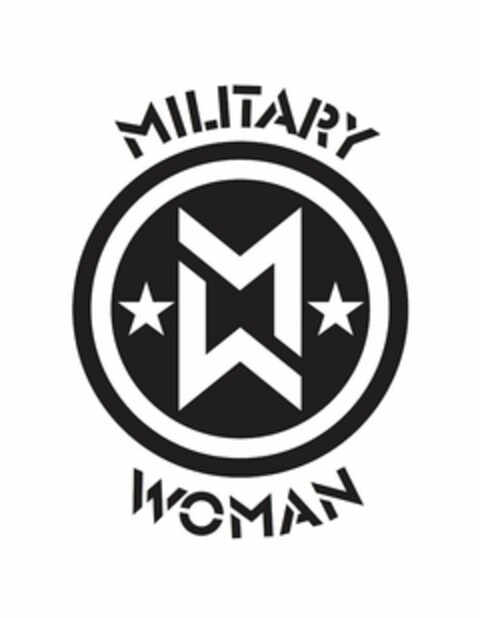 MW MILITARY WOMAN Logo (USPTO, 01/13/2015)