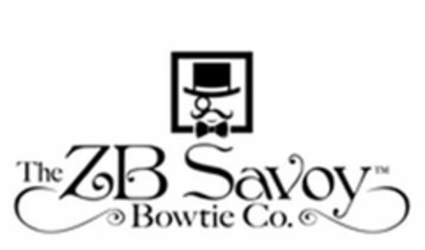 THE ZB SAVOY BOWTIE CO. Logo (USPTO, 21.01.2015)