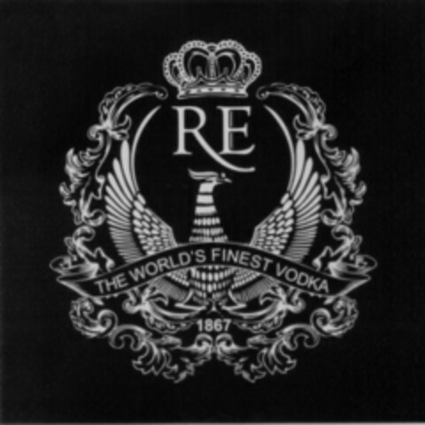 RE THE WORLD'S FINEST VODKA 1867 Logo (USPTO, 07/27/2015)