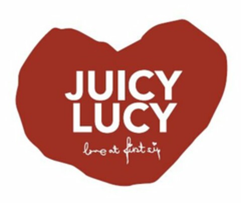 JUICY LUCY LOVE AT FIRST SIP Logo (USPTO, 02/05/2016)