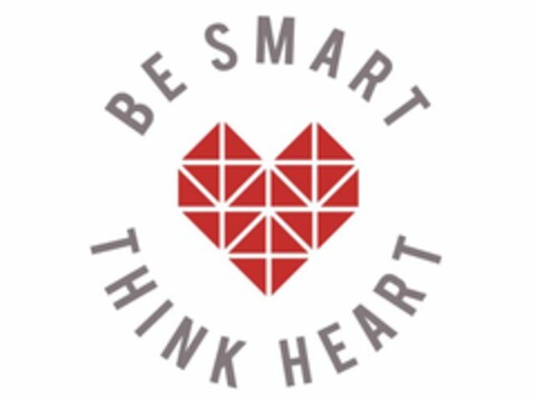 BE SMART THINK HEART Logo (USPTO, 09/14/2016)