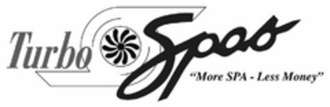 TURBO SPAS "MORE SPA - LESS MONEY" Logo (USPTO, 12/14/2016)