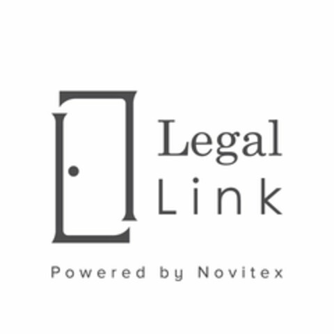 LEGAL LINK POWERED BY NOVITEX Logo (USPTO, 02/03/2017)