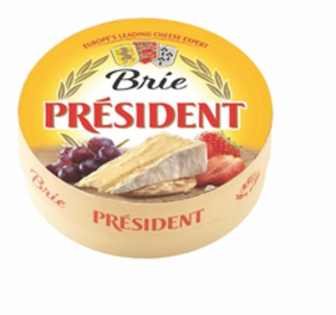 BRIE PRÉSIDENT EUROPE'S LEADING CHEESE EXPERT BRIE PRÉSIDENT Logo (USPTO, 03/24/2017)