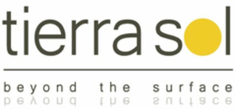 TIERRA SOL BEYOND THE SURFACE Logo (USPTO, 28.08.2017)