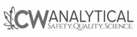 CW ANALYTICAL SAFETY. QUALITY. SCIENCE. Logo (USPTO, 25.10.2017)