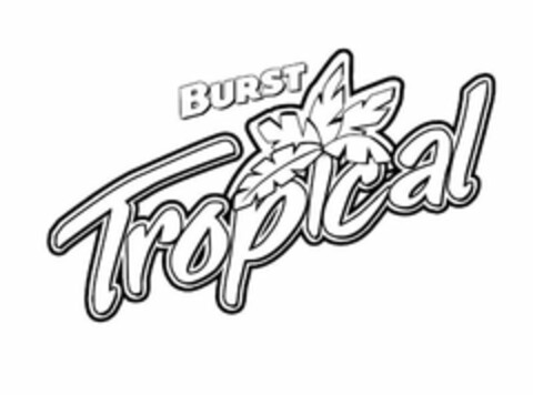 BURST TROPICAL Logo (USPTO, 01/29/2018)