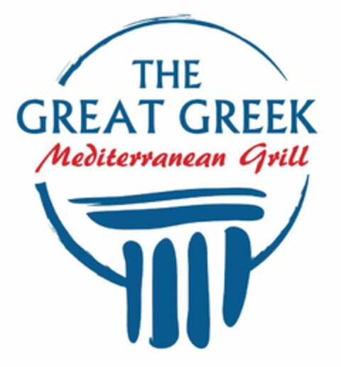 THE GREAT GREEK MEDITERRANEAN GRILL Logo (USPTO, 05/04/2018)