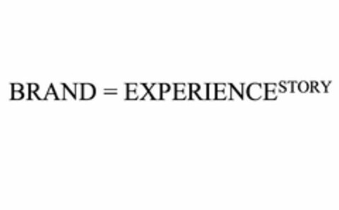 BRAND = EXPERIENCESTORY Logo (USPTO, 06/05/2018)